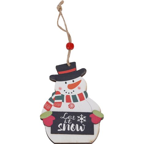 Décoration de Noël en Bois DIY - Arbre de Noël et Bonhomme de Neige pour la Maison