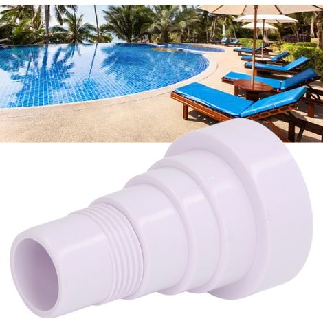 Umrüstsatz für Poolpumpenfilter, Schlauchadapter-Set 4550, Ersatzzubehör, Anschlussstück, kompatibel mit Modell 4550, Kunststoffmaterial, Innendurchmesser 57 mm. (1/5)