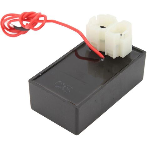 Module d'allumage moto à 6 broches compatible avec GY6-125, boîtier d'allumage CDI haute performance 12 V CC avec bobine. (1/4)