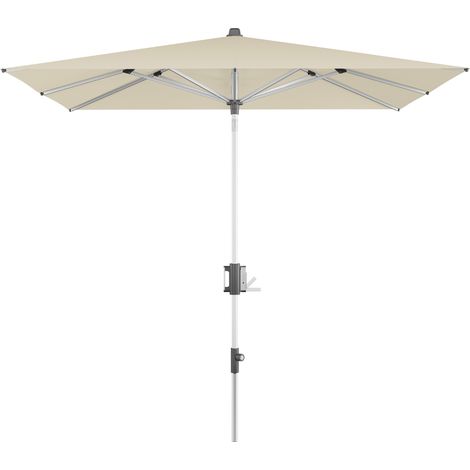 Doppler Sonnenschirm / Mittelmastschirm "Apoll 230 x 150 cm", natur, Bezug 100 % Polyester, Gestell aus Aluminium, 7 kg Sonnenschirm / Mittelmastschirm "Apoll 240 x 240", natur, 240 x 240 cm (1/5)