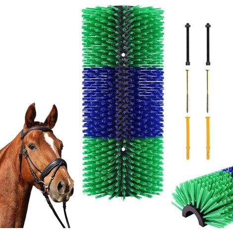 Brosses à gratter pour bétail, brosse à cheval, brosse de massage complet pour soulager les démangeaisons sur le dos du bétail, brosses pour chevaux, vaches, moutons, cochons (1/5)