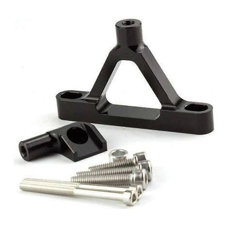 CNC-Getriebe, verstellbarer Lenkungsdämpfer-Halterungssatz aus Aluminium für Kawasaki Ninja ZX-10R (2004–2005)