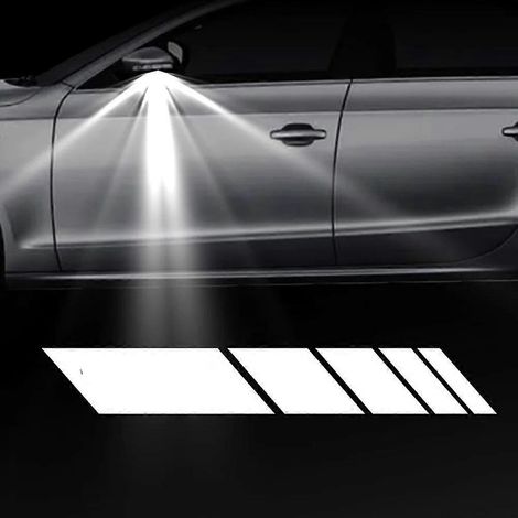 Lot de 2 projecteurs LED pour rétroviseurs et tapis de voiture, compatibles avec Mercedes-Benz AMG W205, W213, W212, W177, W221, W222, GLC, EQC et Classe SE.