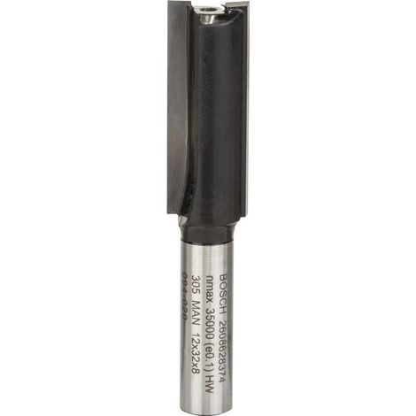 Fresa Bosch Router Bit Standard 12 mm argento
