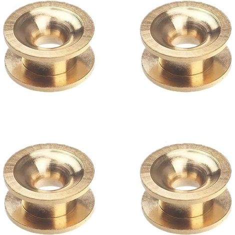 Lot de 4 Têtes de Coupe pour Débroussailleuse Universelle en Cuivre, Lames à Gazon Robustes et Durables (1/5)