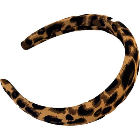 1 Bandeau, imprimé léopard, style turban, à nouer, antidérapant, pour femmes et filles, usage quotidien et fêtes（Q3 : Nouveaux produits pour le mois d'août） (1/5)