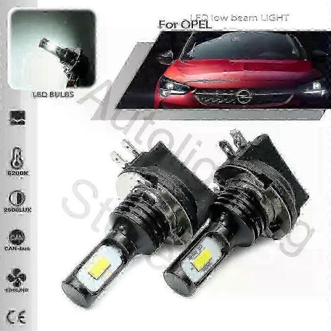 Ampoules de phares LED pour Opel Corsa D 2011-2014, H11B (1/5)