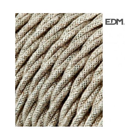 Cable EDM 11881 Beige Lino 2 x 0,75 mm 5 m