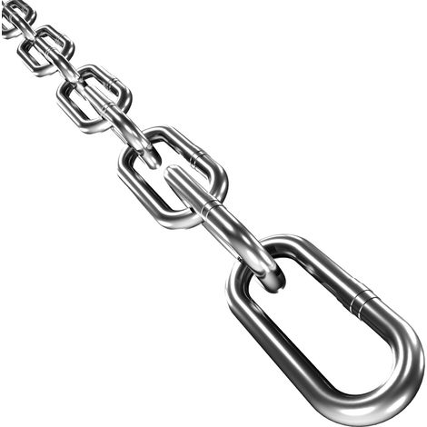 Chaîne en acier inoxydable 304 Twours en métal,traction véhicule (4 mm) - 10 m (1/5)