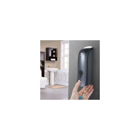 Dispenser di sapone da parete da 300 ml, non richiede foratura, dispenser manuale a testa singola, porta sapone liquido e gel doccia per bagno, dispenser di sapone per doccia - Crezuo