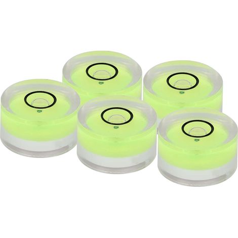 mini niveaux à bulle d'un diamètre de 15 mm pour la mise à l'échelle (1/5)