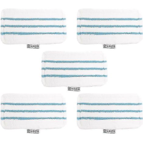 Lot de 5 lingettes en microfibre lavables pour balai vapeur Black&Decker, housse de rechange compatible avec le modèle FSM1 SZRH (1/5)
