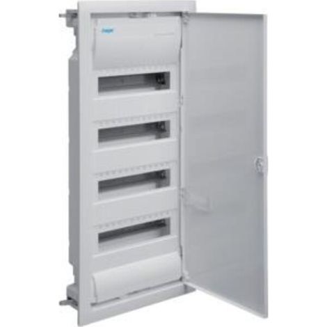 Hager VH48NC Elektrodistrubutor Weißstahl 4 Module