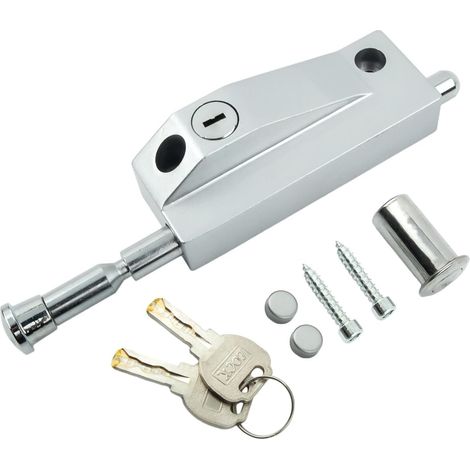 Verrou de sol en bois pour porte avec boulon (1/5)