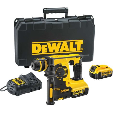 Dewalt – Perforateur burineur sans fil 18V – 2 batteries 4,0Ah – Énergie d'impact 2,1J – SDS-Plus pour béton et maçonnerie (1/10)