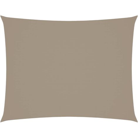 Maison Exclusive - Toldo de vela rectangular tela Oxford gris tau (1/5)