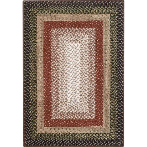 Läuferteppich, rutschfeste Rückseite, weiches Polyester, Rot 160X230Cm (1/2)