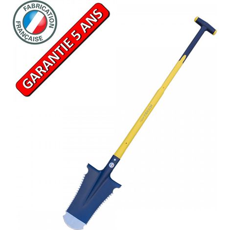 OUTILS PERRIN Bêche Caïman 29 cm - manche béquille composite - coupe racines