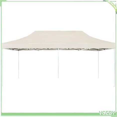 Tente de réception pliable - FAFEICY - 45501 - Aluminium - 6x3 m - Crème (1/5)