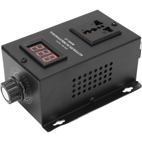 Régulateur de tension électronique SCR haute puissance GT-10000W pour moteurs, perceuses et fours électriques (220 V) (1/5)