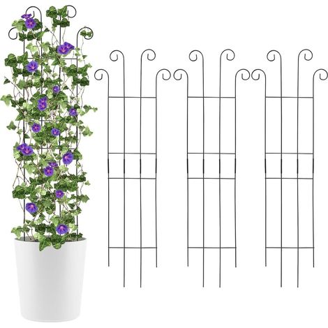 Rankgitter decorative verstellbare hohe Stützen 81 3 cm