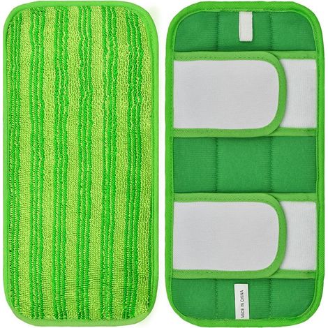 4 lingettes réutilisables pour Swiffer WetJet, microfibre absorbante, lavables en machine, compatibles sols durs et verre