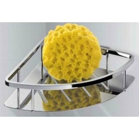 Colombo Design B96420CR Griglia Angolare Doccia Triangolare, Cromo (1/3)