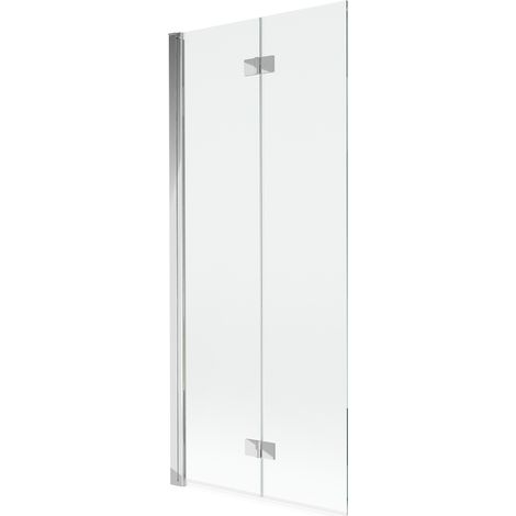 Paroi de douche Mexen Mist à 2 volets gauche 80 x 150 cm, transparent, chromé - 8A9-080-002-01-00-L (1/5)