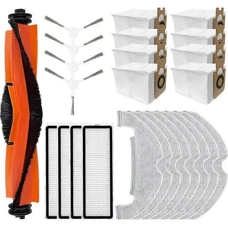 Accessoire pour aspirateur robot Dreame Bot D10 Plus / RLS3D / Z10 Pro / L10 Plus : brosse latérale, filtre, sac à poussière (1/5)