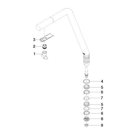 Dornbracht 90282226200-00 Bec pièces détachées