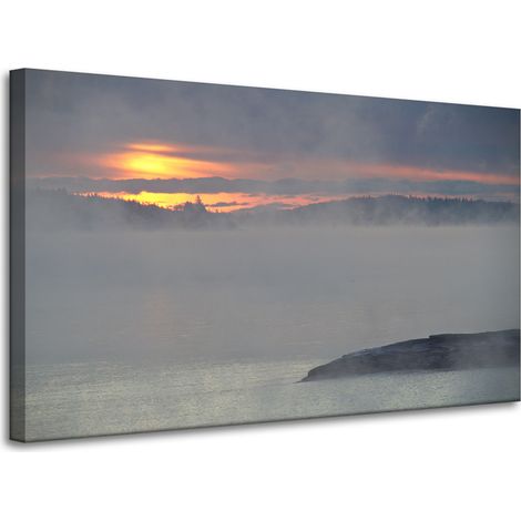 Lienzo impreso Naturaleza Puesta de sol 100x60