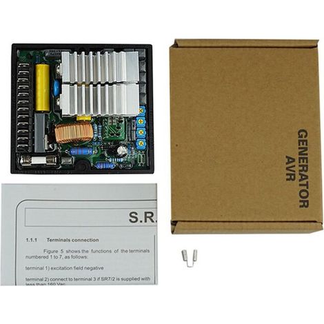 SR7-2G Generatorteil, automatisches Spannungsreglermodul (AVR), Spannungsreglerplatine, praktische Spannungsreglerplatine (1/2)