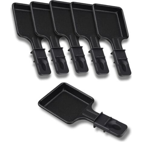 Poêlon à Raclette Carré - Lot de 1 à 12 - Antiadhésif - Compatible Tefal - Design Ergonomique (1/4)