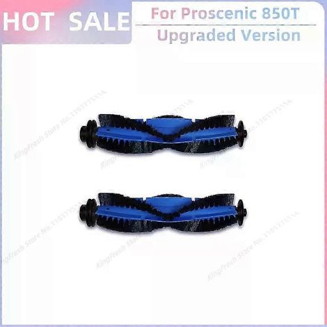 Pièces de rechange compatibles pour aspirateur robot Proscenic 850T : rouleau, couvercle de brosse principale, filtre HEPA, chiffon de nettoyagecSET B (1/4)