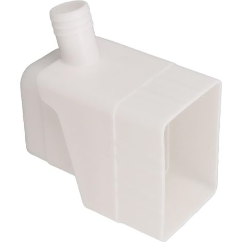 Gutter Deflection Kit, Rainwater Collection System Easy Care Standard for Lawn Garden (White) (1/5)