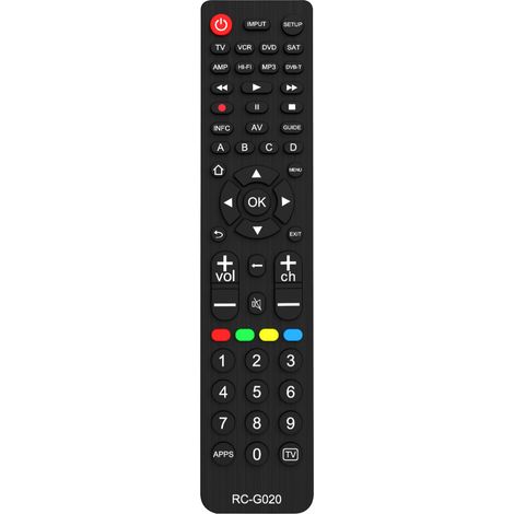 Mando a distancia universal compatible con todas las marcas de televisores, mando a distancia universal para todos los dispositivos, fácil de configurar. (1/5)