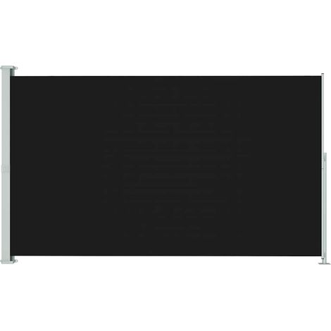 Maison Exclusive - Tenda Laterale Retrattile per Patio 180x314 cm Nera (1/5)