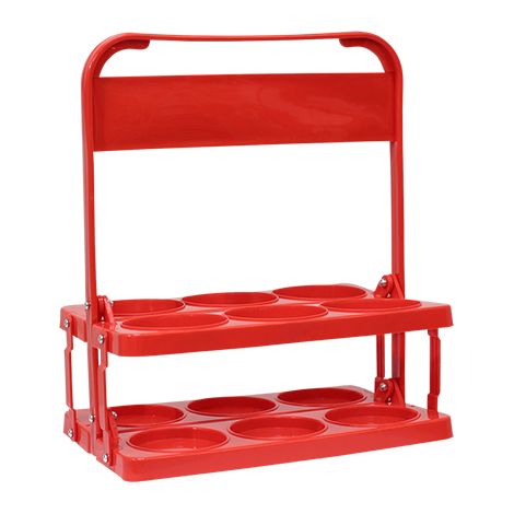 PORTABOTELLAS PVC BASIC 6UDS