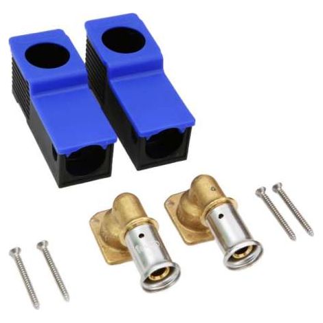 Sonderangebot DoppelpackHenco Wall box 1x blau 1/2"Fx16mm press WBP-1604-BL