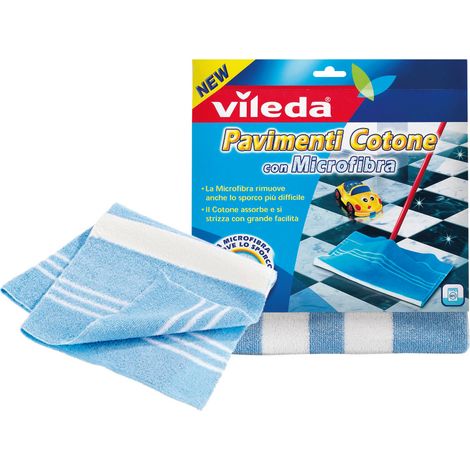 Vileda PANNO PAVIMENTI COTONE/MICROFIBRA cm. 50x50 15.00 pz