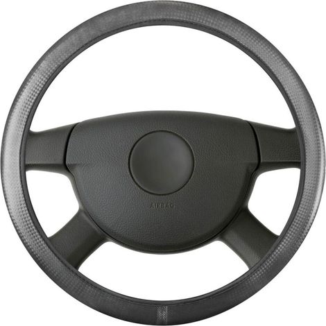Lenkradhülle Easy Grip Hollow, Auto-Lenkradschoner Universalgröße 38 cm schwarz (1/3)