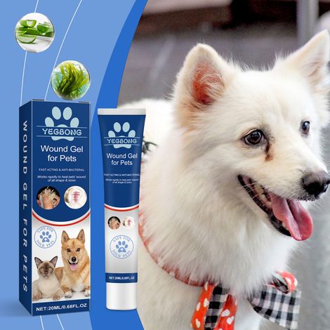 Gel de soin pour la peau des chats et des chiens : doux, hydratant et résistant à l’eau pour un usage quotidien - 20 ml (1/5)