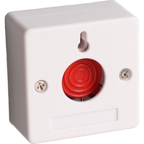 Bouton d'alarme incendie efficace, interrupteur d'urgence, bouton panique avec clé 250 V (1/5)