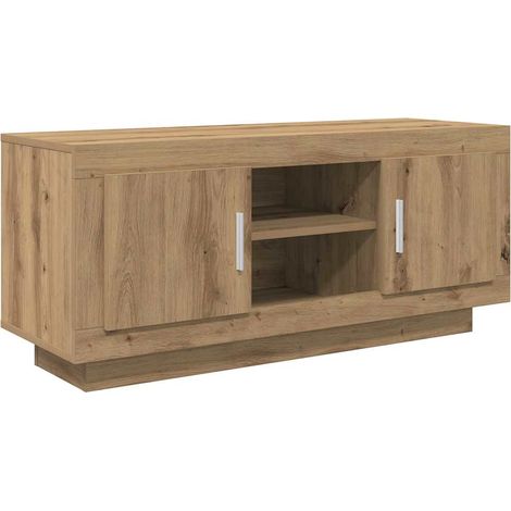 Maison Exclusive - Mobile TV Rovere artigianale 102 x 35 x 45 cm Legno multistrato