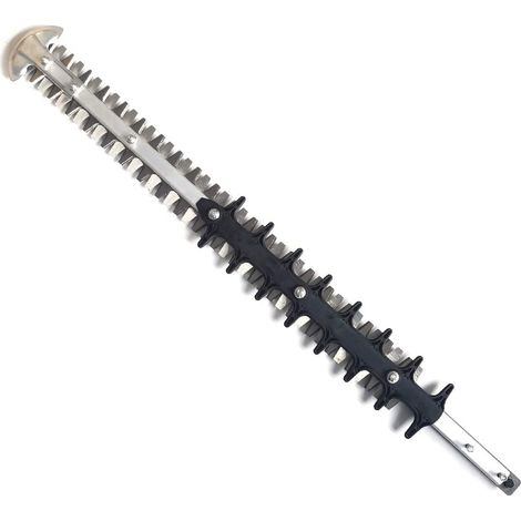 1 - Lame de taille-haie - Barre d&39assemblage - Acier inoxydable - Pour Stihl HS81 HS81R HS81RC HS81T - Gris - 77,5x6 cm