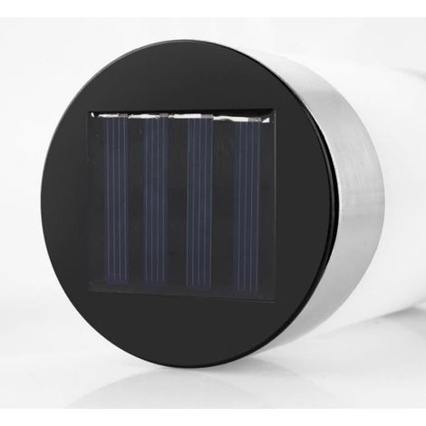 Lampe Murale Solaire - - Acier Inoxydable - LED - Économie d'Énergie - Installation Facile (1/3)