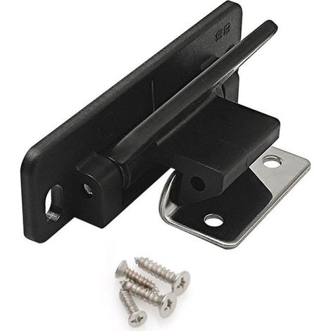 Schubladenverschluss für Wohnmobil, Schranktürverschluss, Hardware-Modifikation, Schubladensicherungsverschluss für Kleiderschrank, schwarz (1/5)
