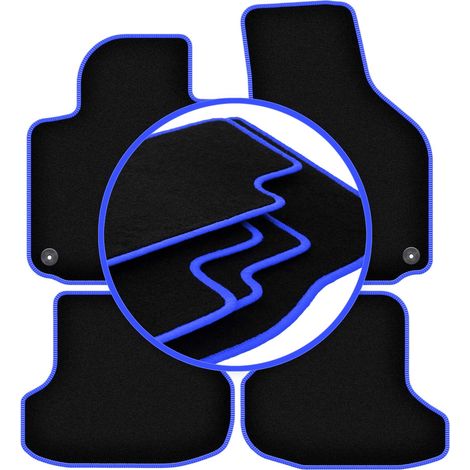 Alfombrillas CARLUX-BLUE para Volkswagen Golf VI cabrio (2011-2016) (1/5)
