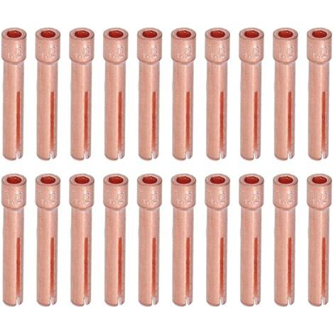 20 pièces pince TIG électrode de tungstène à orifice de 1,6 mm pour accessoires de torche de soudage QQ150 WP-9F (1/5)