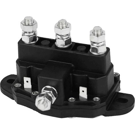 Pour électrovanne d'inversion de moteur de treuil, contacteur-relais 12 V CC, fonctionnement intermittent, 6 bornes, référence 214-1 (1/5)